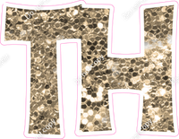 KG 18" Individuals - Khaki Sparkle TH