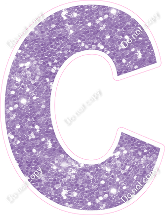 KG 18" Individuals - Lavender Sparkle C