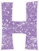 KG 18" Individuals - Lavender Sparkle H