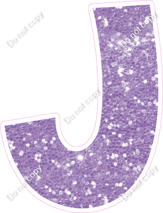 KG 18" Individuals - Lavender Sparkle J