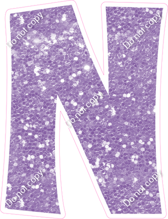 KG 18" Individuals - Lavender Sparkle N