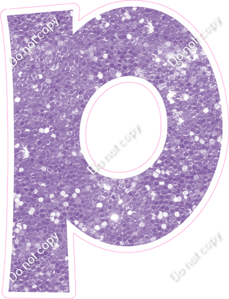 KG 18" Individuals - Lavender Sparkle P