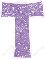 KG 18" Individuals - Lavender Sparkle T