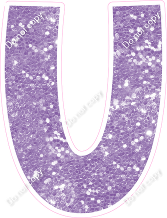 KG 18" Individuals - Lavender Sparkle U