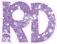 KG 18" Individuals - Lavender Sparkle RD