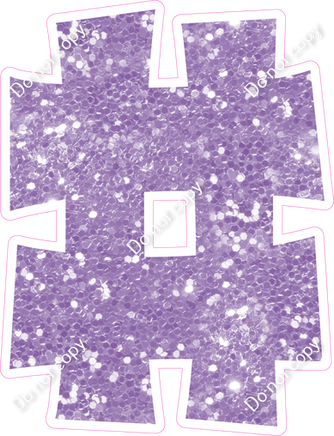 KG 18" Individuals - Lavender Sparkle #