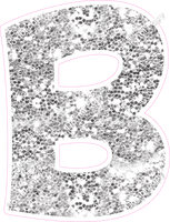 KG 18" Individuals - Light Silver Sparkle B