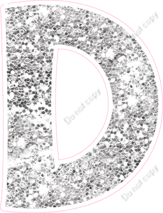 KG 18" Individuals - Light Silver Sparkle D