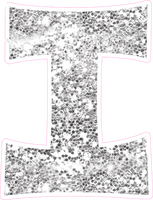 KG 18" Individuals - Light Silver Sparkle I