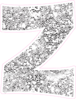 KG 18" Individuals - Light Silver Sparkle Z