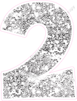 KG 18" Individuals - Light Silver Sparkle 2