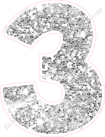 KG 18" Individuals - Light Silver Sparkle 3