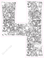 KG 18" Individuals - Light Silver Sparkle 4