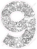 KG 18" Individuals - Light Silver Sparkle 9