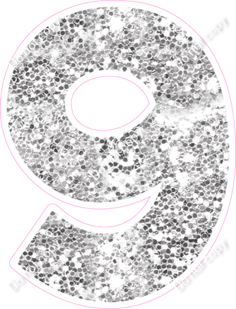 KG 18" Individuals - Light Silver Sparkle 9