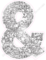 KG 18" Individuals - Light Silver Sparkle &