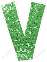 KG 18" Individuals - Lime Green Sparkle V