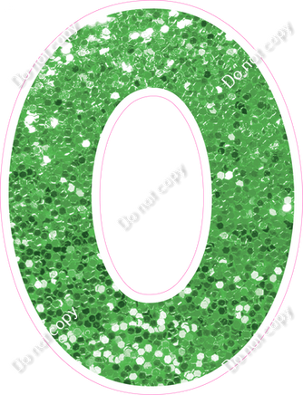 KG 18" Individuals - Lime Green Sparkle