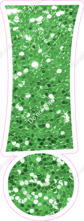 KG 18" Individuals - Lime Green Sparkle !