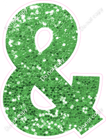 KG 18" Individuals - Lime Green Sparkle &