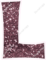 KG 18" Individuals - Mauve Sparkle L