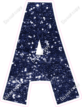 KG 18" Individuals - Navy Blue Sparkle A