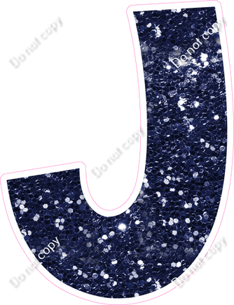 KG 18" Individuals - Navy Blue Sparkle J