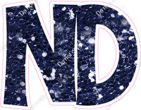 KG 18" Individuals - Navy Blue Sparkle ND