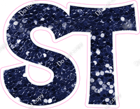 KG 18" Individuals - Navy Blue Sparkle ST