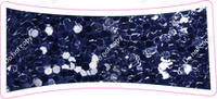 KG 18" Individuals - Navy Blue Sparkle Dash