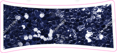 KG 18" Individuals - Navy Blue Sparkle Dash