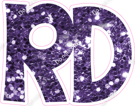 KG 18" Individuals - Purple Sparkle RD