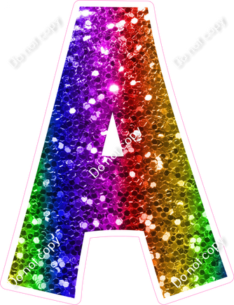 KG 18" Individuals - Rainbow Sparkle A