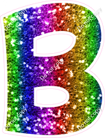 KG 18" Individuals - Rainbow Sparkle B