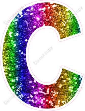 KG 18" Individuals - Rainbow Sparkle C