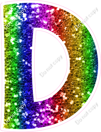 KG 18" Individuals - Rainbow Sparkle D