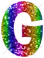 KG 18" Individuals - Rainbow Sparkle G