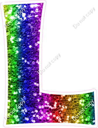 KG 18" Individuals - Rainbow Sparkle L