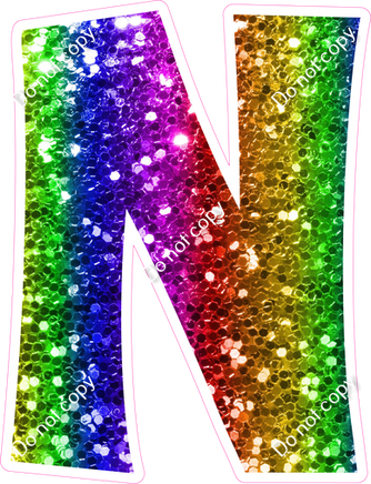 KG 18" Individuals - Rainbow Sparkle N