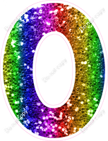 KG 18" Individuals - Rainbow Sparkle O