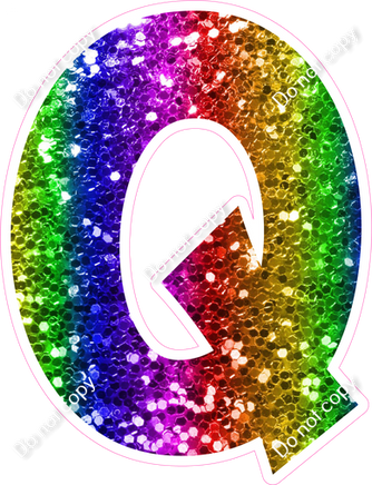 KG 18" Individuals - Rainbow Sparkle Q