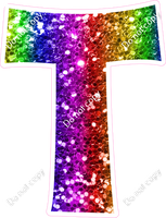 KG 18" Individuals - Rainbow Sparkle T