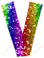 KG 18" Individuals - Rainbow Sparkle V