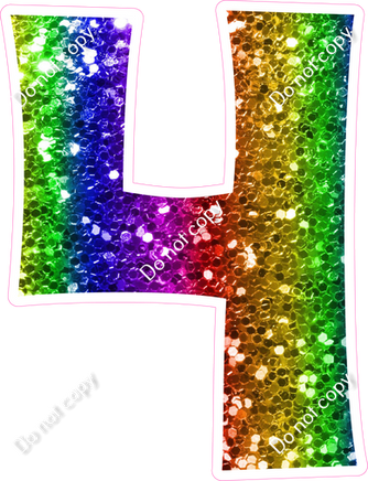 KG 18" Individuals - Rainbow Sparkle 4