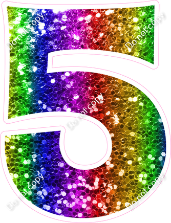 KG 18" Individuals - Rainbow Sparkle 5