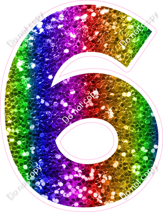 KG 18" Individuals - Rainbow Sparkle 6