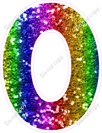 KG 18" Individuals - Rainbow Sparkle