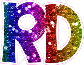 KG 18" Individuals - Rainbow Sparkle RD