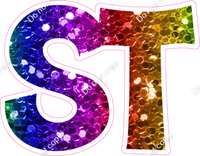 KG 18" Individuals - Rainbow Sparkle ST