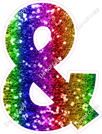 KG 18" Individuals - Rainbow Sparkle &